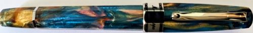 Bespoke Collection  - Montegrappa Otto Octagon Faceted Bespoke Collection Glacier Blue Fountain Pen